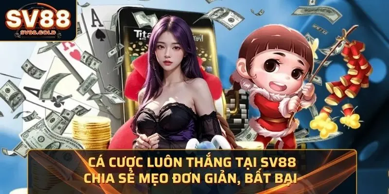 Cá Cược Luôn Thắng Tại SV88 | Chia Sẻ Mẹo Đơn Giản, Bất Bại 